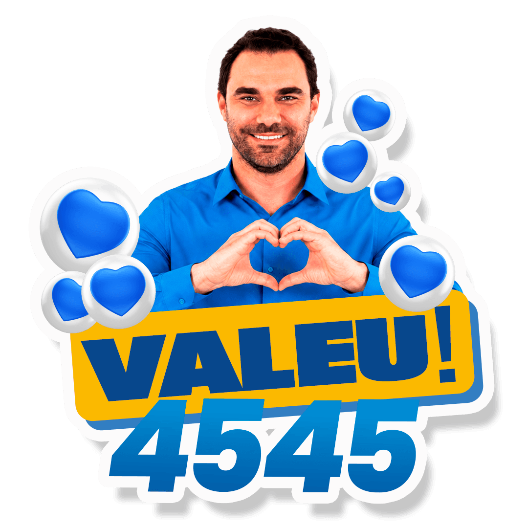 Figurinha: Valeu!