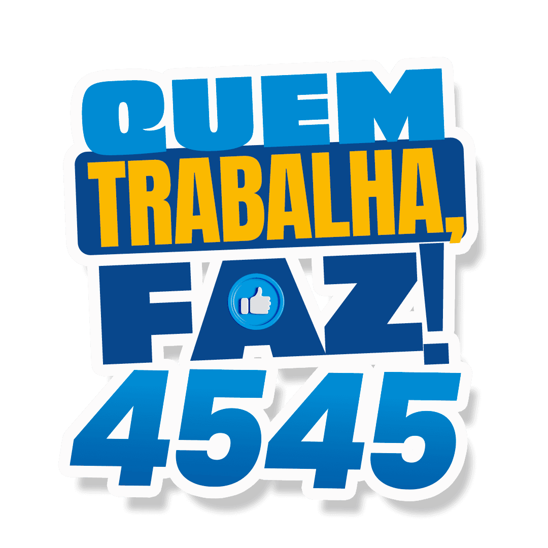 Figurinha: Quem trabalha, faz!