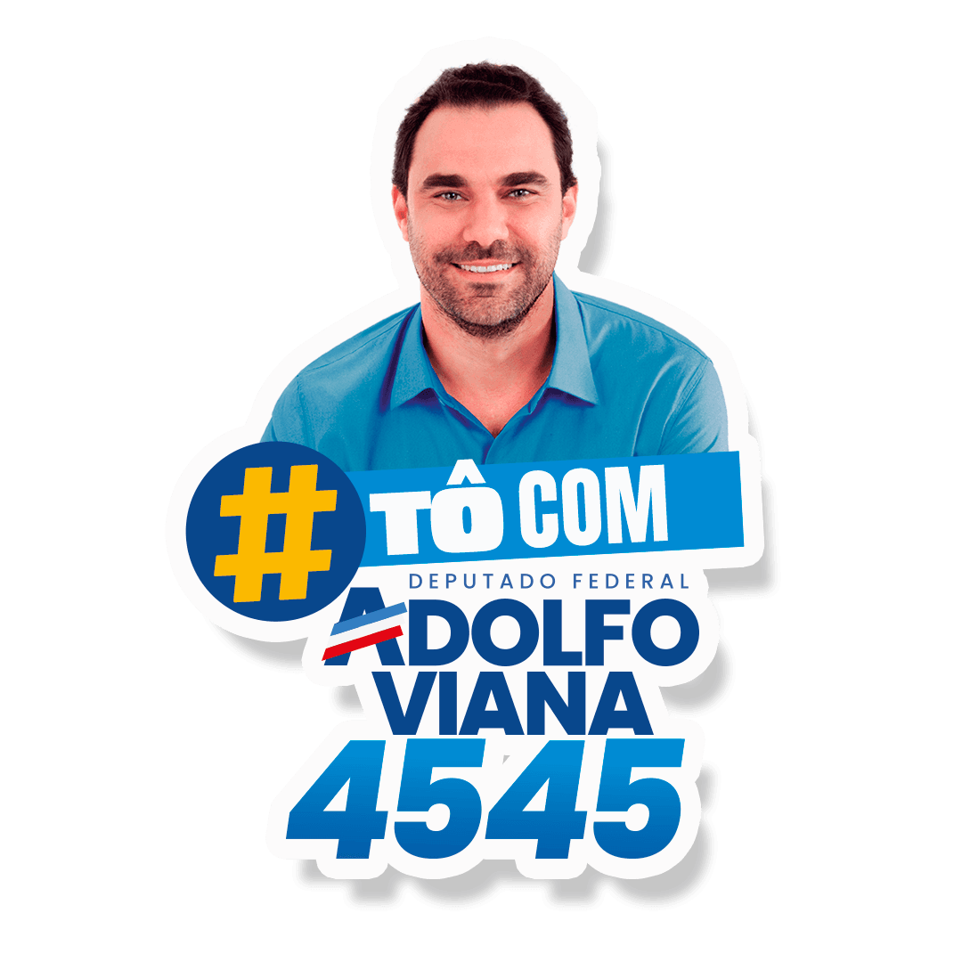 Figurinha: #Tô com Adolfo Viana